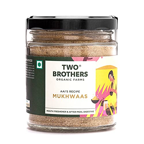 Two Brothers Organic Farms Aai's Recipe Mukhwas/Mouth Freshner, Healthy After Meal Digestive 100gm