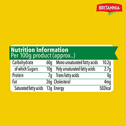 4x Britannia 50-50 Maska Chaska Biscuits, 300 g each - Pack of 4