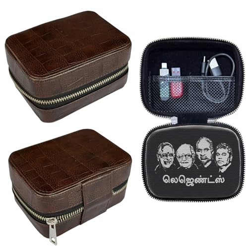 Zaoma Case/Carrying Compact Size Mini Travel Protective Pouch Compatible for Saregama Carvaan Mini 2.0 Tamil - Music Player Bluetooth/FM/AM/AUX (SRGMTAMIL_BOXBRW)