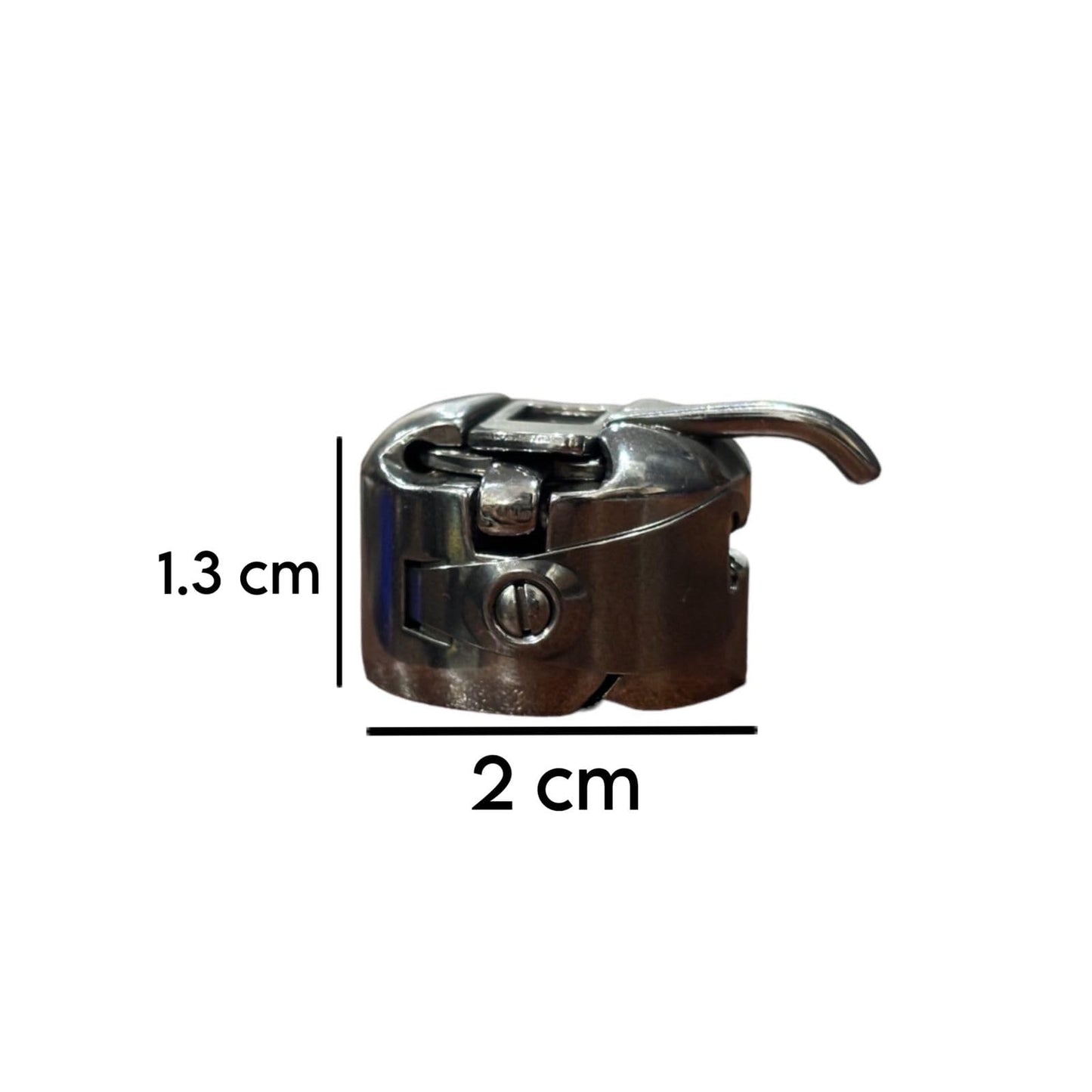 Zenith Original Bobbin Case for Singer/Usha/Brother and Other Front Loading Automatic Sewing Machines (Steel) - 3 Piece