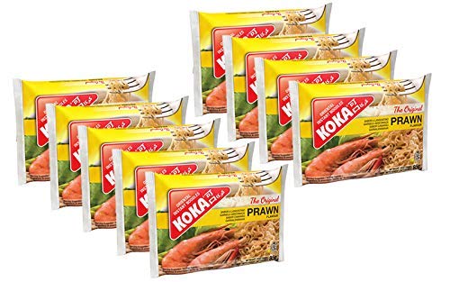 40x KOKA Oriental Instant Noodles Prawn Flavour- Pack of 40