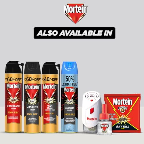 Mortein 2 In 1 Mosquito And Cockroach Killer Spray - 400Ml | Lemon Fragrance | 100% Kill Guarantee, Pack Of 1