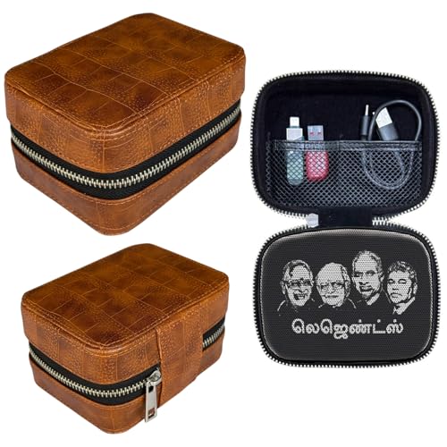 Zaoma Case/Carrying Compact Size Mini Travel Protective Pouch Compatible for Saregama Carvaan Mini 2.0 Tamil - Music Player Bluetooth/FM/AM/AUX (SRGMTAMIL_BOXTAN)