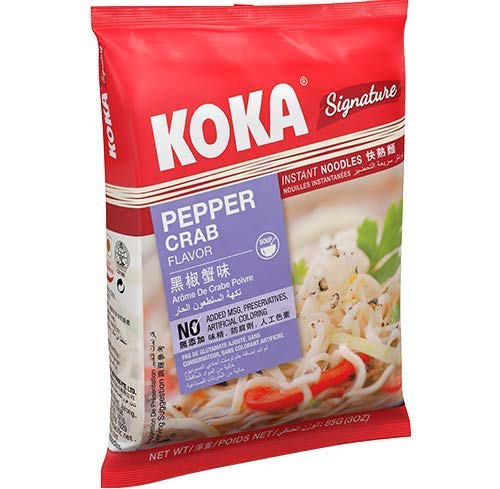 40x KOKA Signature Pepper Crab Noodles - Pack of 40