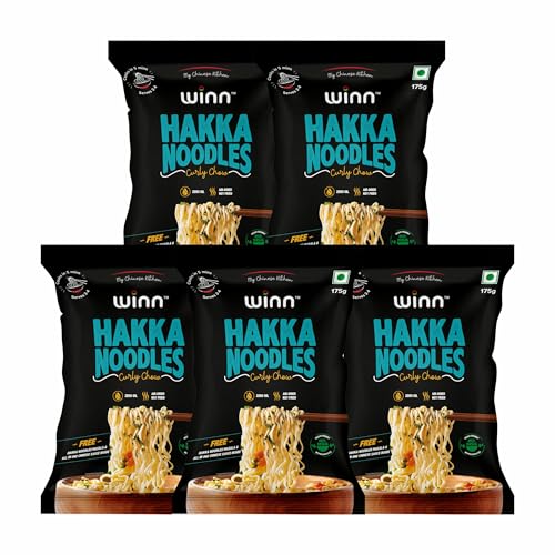 Winn Hakka Noodles 175g- Pack of 5 | No Artificial Colours or Flavours | No Trans Fats | No MSG
