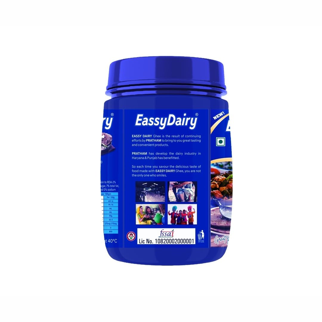 EassyDairy Pure Desi Ghee - 1 Litre