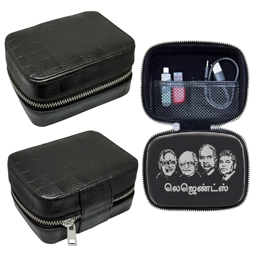 Zaoma Case/Carrying Compact Size Mini Travel Protective Pouch Compatible for Saregama Carvaan Mini 2.0 Tamil - Music Player Bluetooth/FM/AM/AUX (SRGMTAMIL_BOXBLK)