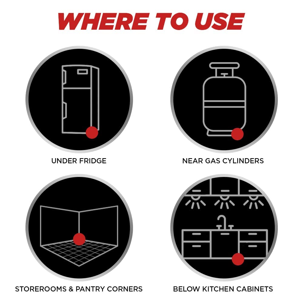 Mortein 100 G (Pack of 10) Powergard Rat Kill Cake| Kills Rats Outdoors in One Feed | Effective Against All Types of Rats