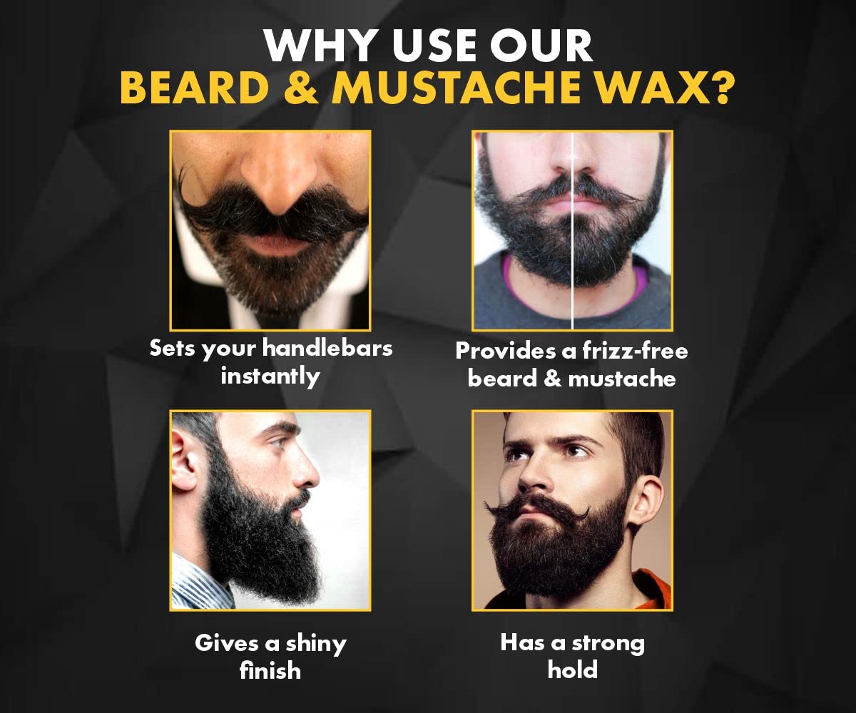 4x UrbanGabru Beard & Mustache Wax (50 gm each)  - Pack of 4