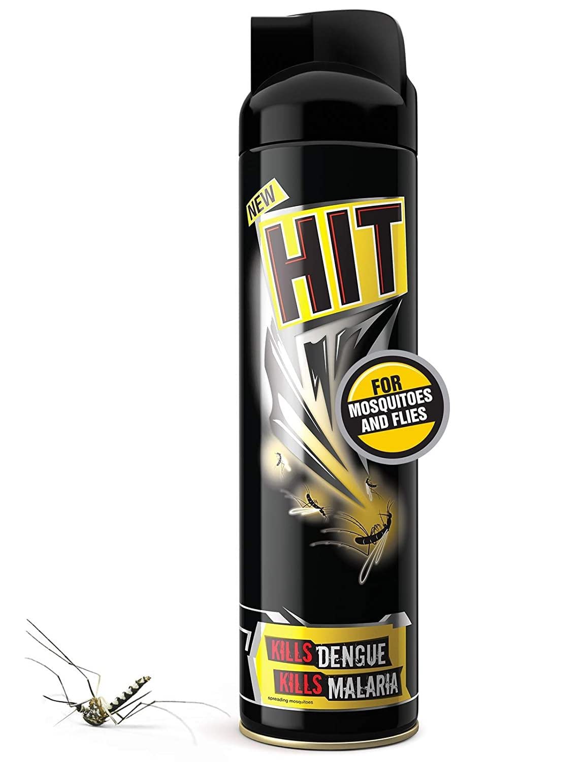 HIT Spray, Flying Insect Killer, Fragrance (400ml) Mosquito & Fly Killer Spray, Instant Kill, Deep-Reach Nozzle