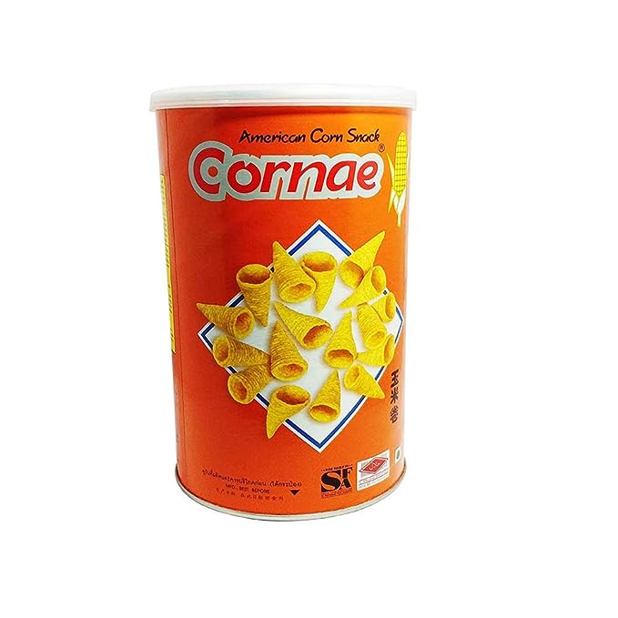 10x Cornae American Corn Snacks, Pack of 50 - 68 gm each