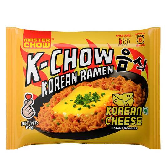 25x Masterchow K-chow Korean cheese Instant Ramen Noodles - 94g - Pack of 25