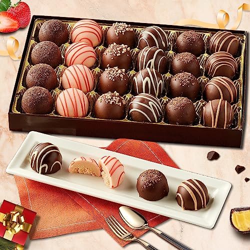 WINNI - 24 Pcs Lavish Chocolate Pack | Belgian Chocolates | Chocolate Gifting Hamper | Truffles Chocolate Box | Handmade Celebration Choco - Premium Gift For Loved Ones | Chocolate Gift For Birthday, Anniversary, Valentine