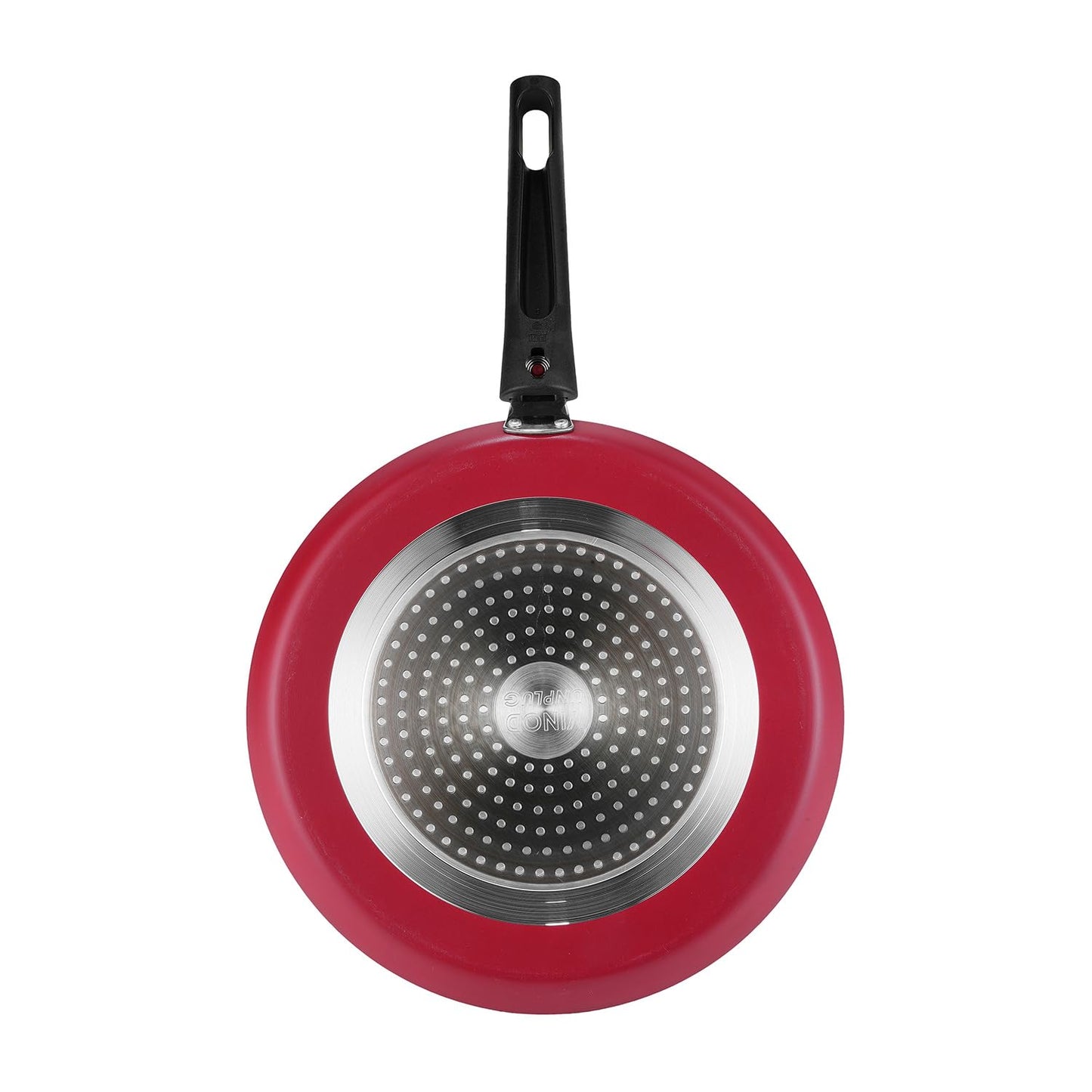 Vinod Popular Aluminium Non Stick Dosa Tawa with Detachable, Removeable Handles - 28 cm / 3 mm Thick/Compact Storage/Toxin Free/Long Lasting/Induction Base - 2 Year Warranty