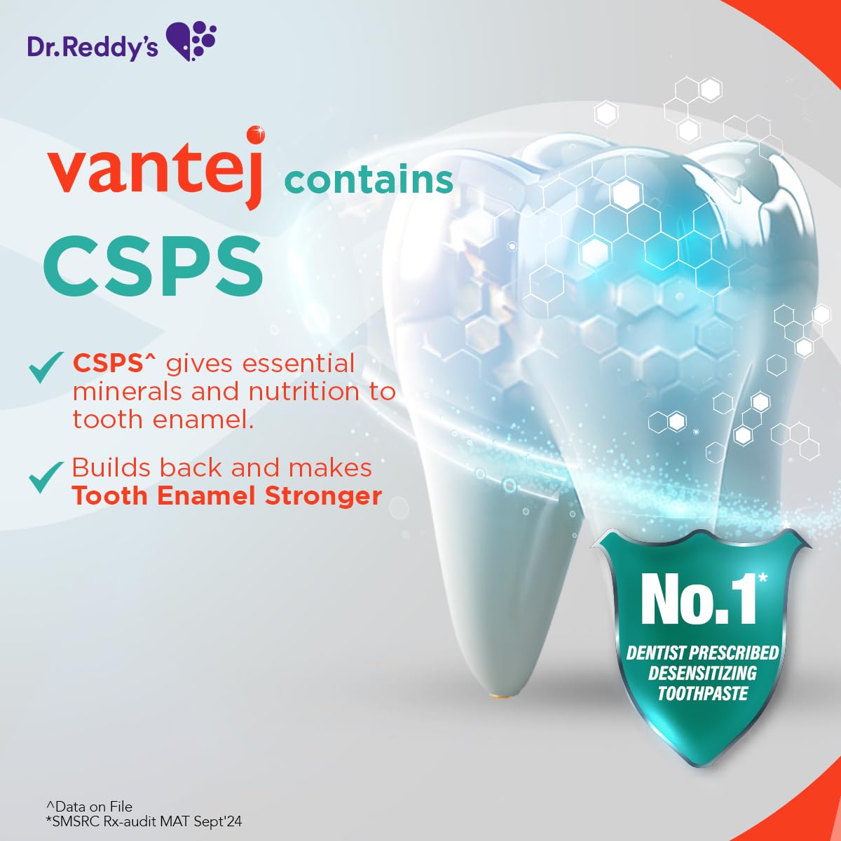 Vantej Tooth Sensitivity Toothpaste - 100g, White