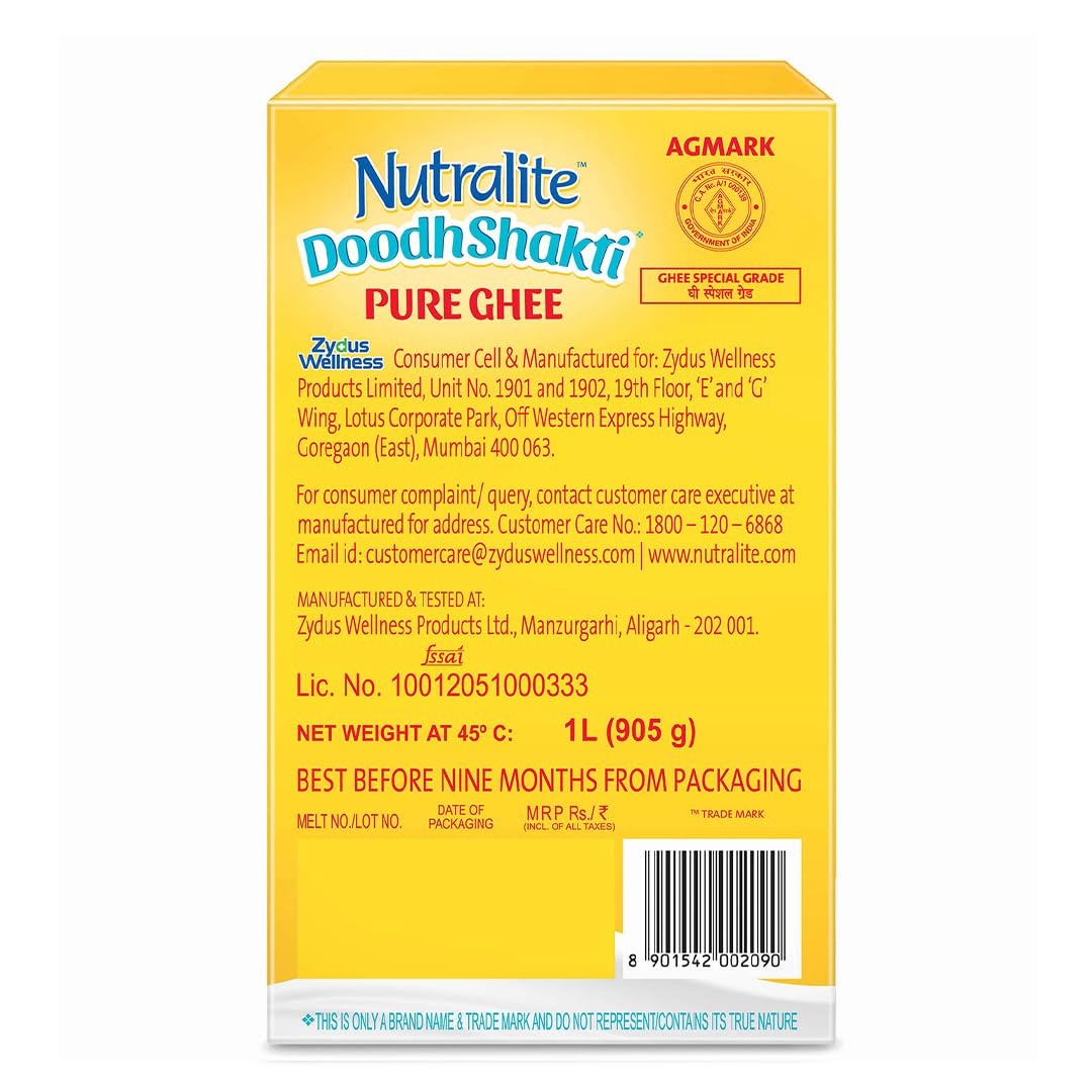 Nutralite DoodhShakti Pure Ghee | from Braj Bhoomi | 1L