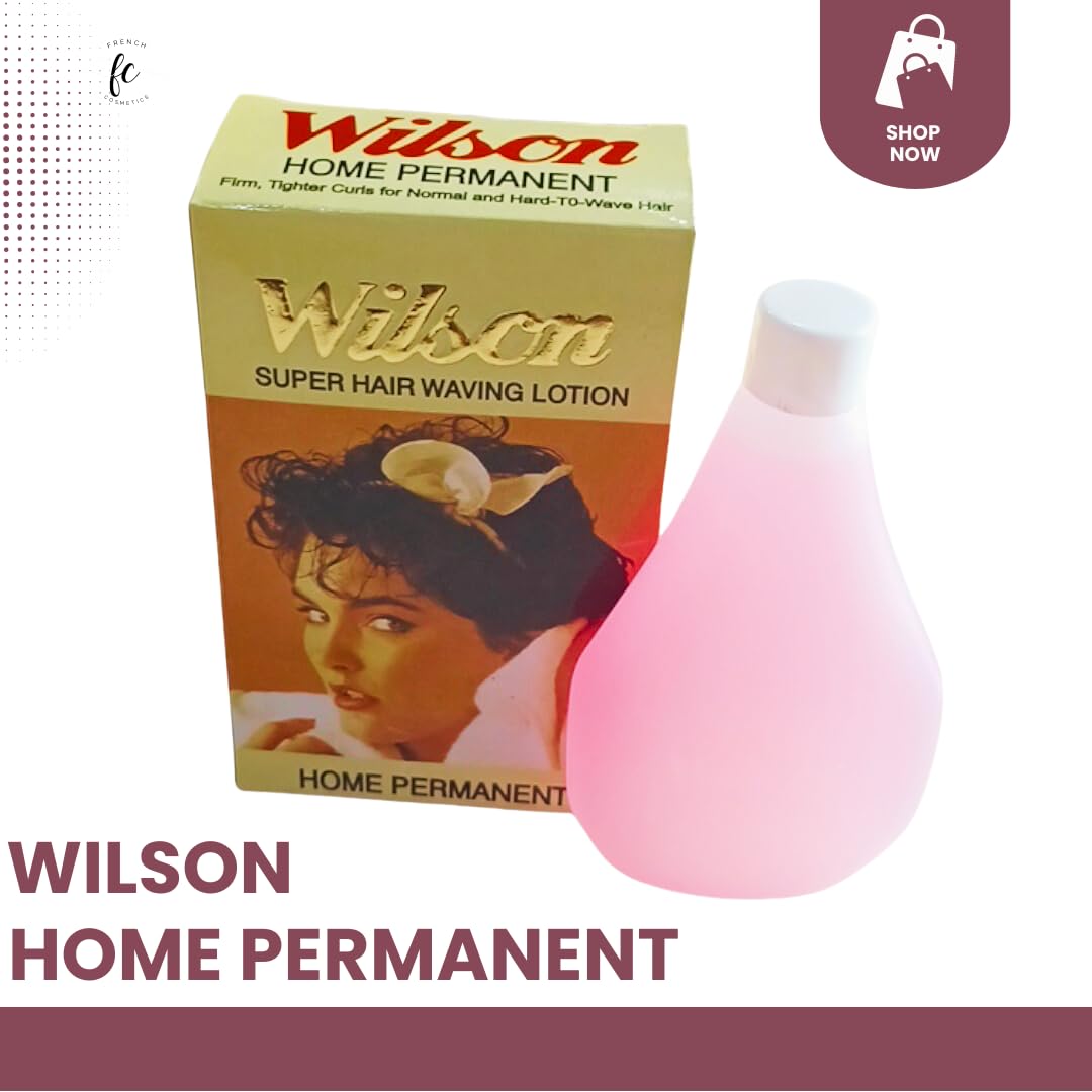 WILSON Super Hair Waving Lotion - Home Permanent (Baby Pink)