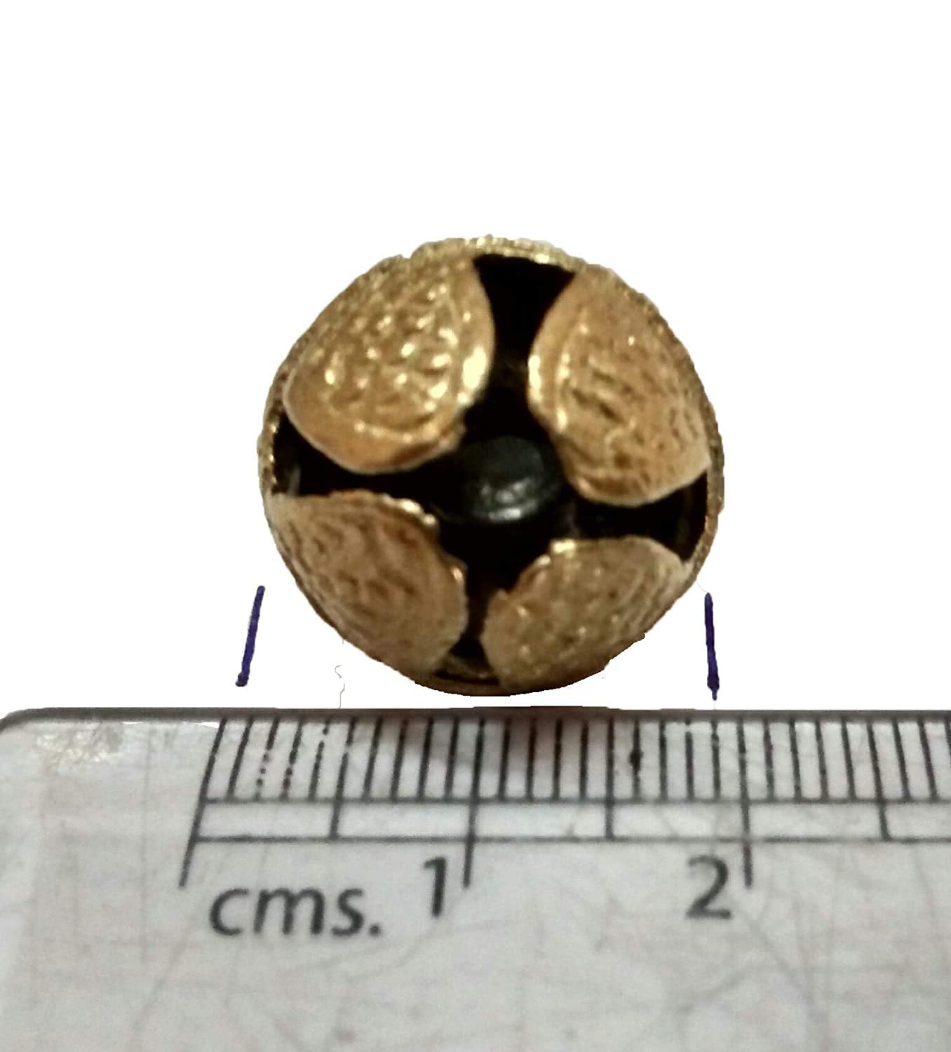 UAPAN Ghungroo (50 + 50) White Cotton String (2.0 cms)