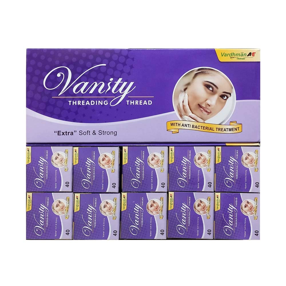 10 Spool x 300m Vanity Eyebrow Threading Thread Extra Soft Strong Anti Bacterial by Vanity