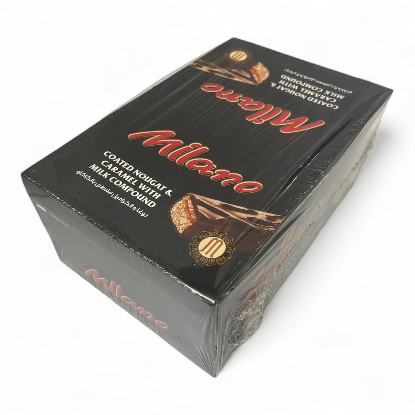 30x Milano Coated Nougat & Caramel Compound Chocolate 30pc - 510g