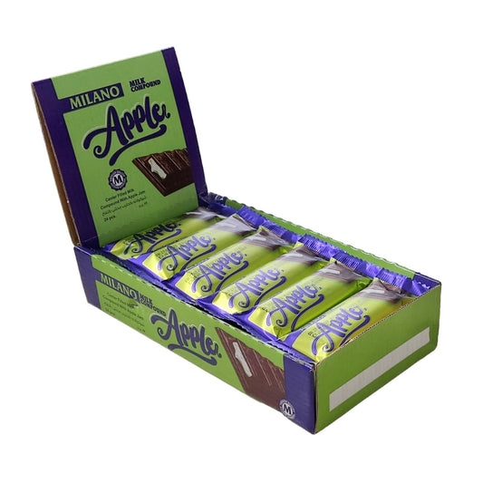 24x Milano Chocolate Bar 24pcs Box - 576g (Apple)