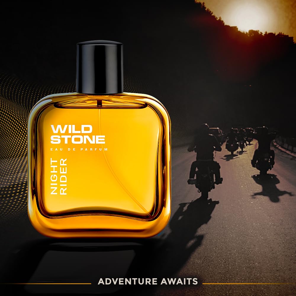 Wild Stone Night Rider Long Lasting Eau de Parfum for Men,100ml