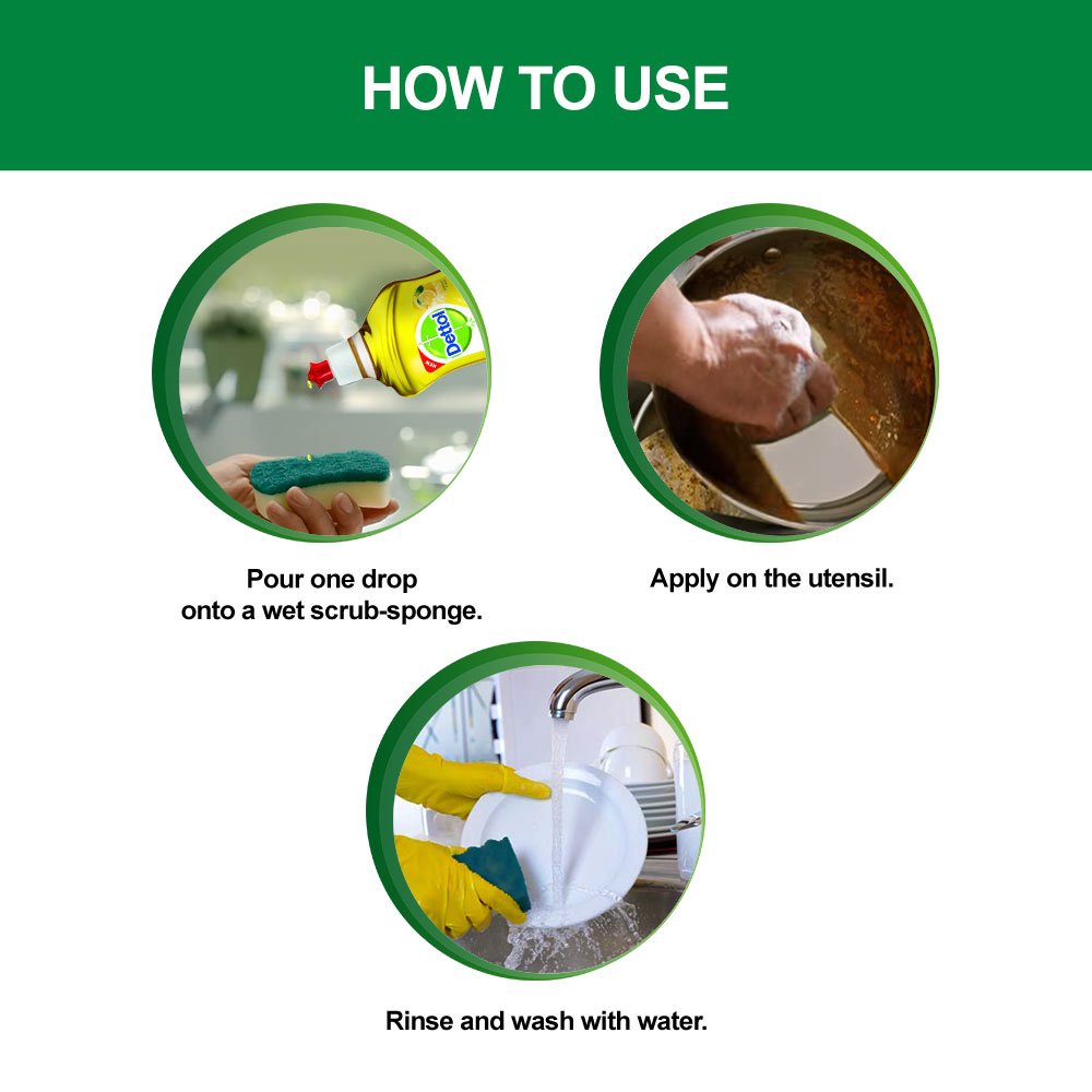 Dettol Kitchen Dish and Slab Gel - 200 ml (Lemon Fresh)