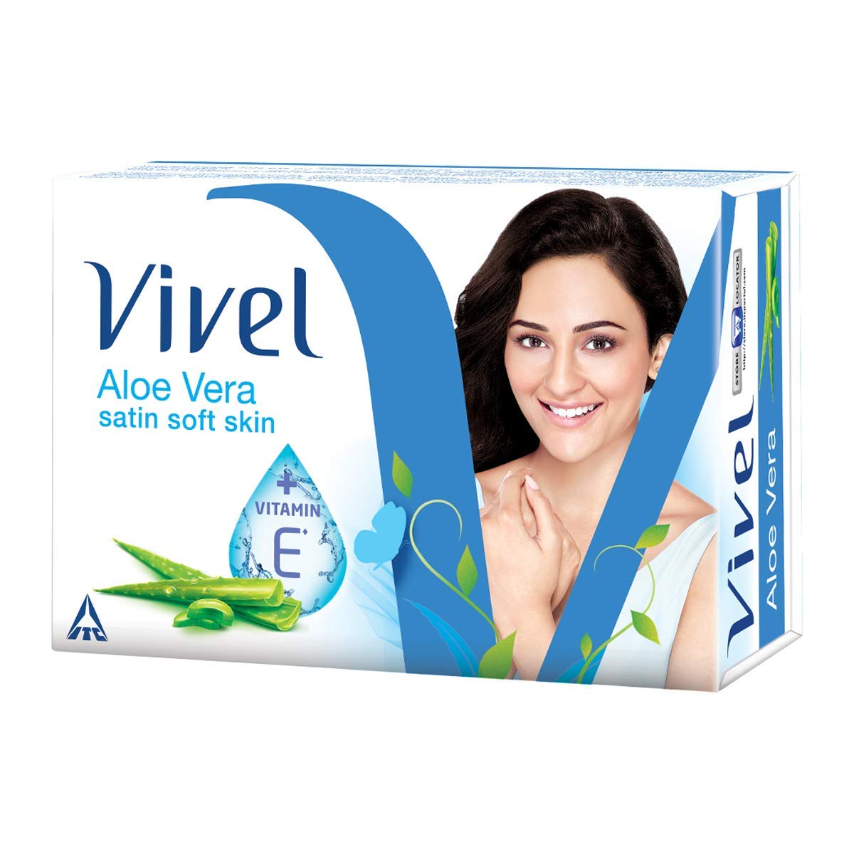 Vivel Aloe Vera Bathing Bar, 100g (Pack of 4)