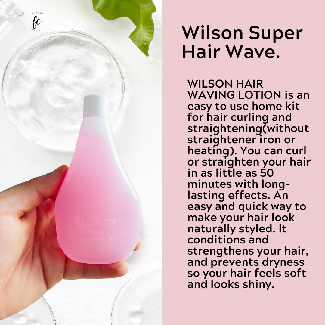 WILSON Super Hair Waving Lotion - Home Permanent (Baby Pink)