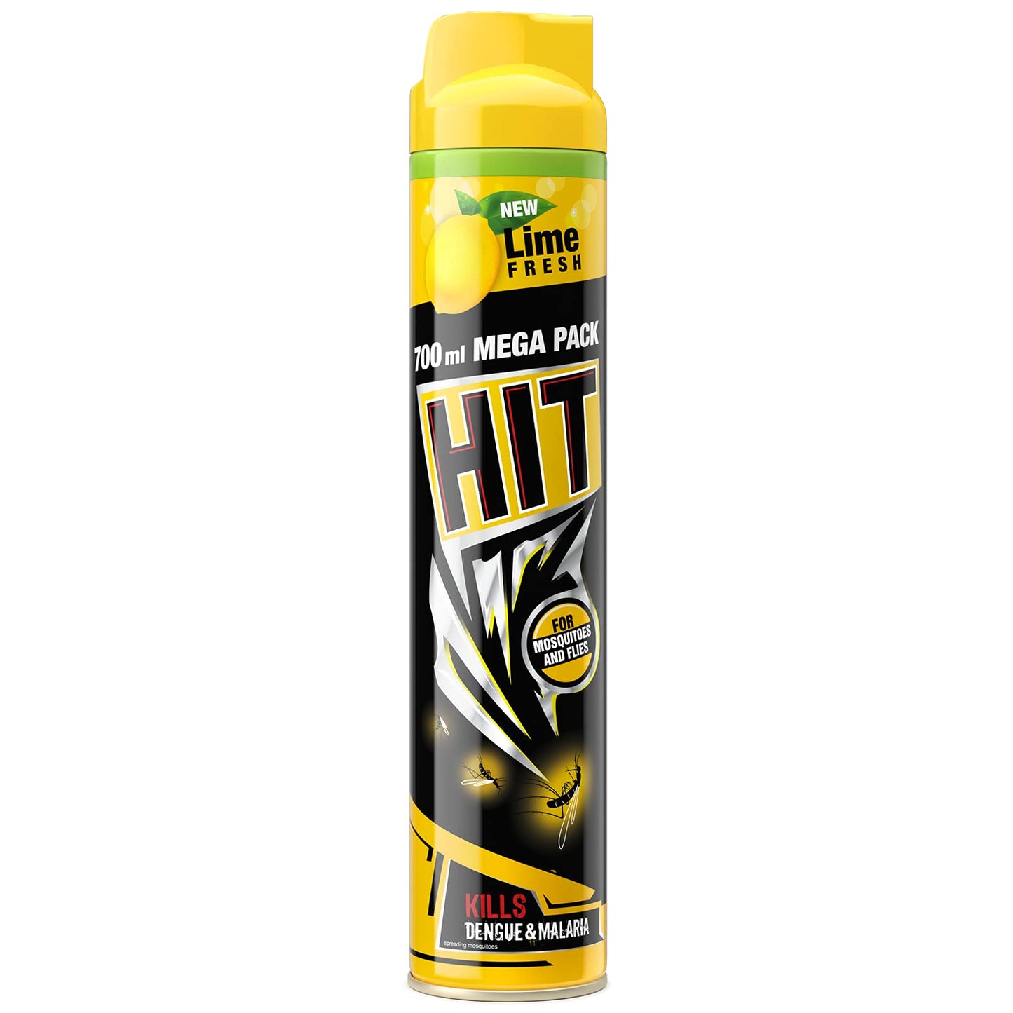 HIT Spray - Crawling Insect Killer (200ml) - Instant Kill, Deep-Reach Nozzle, Fresh Fragrance & Flying Insect Killer - Mosquito & Fly Killer Spray & Malaria, 700ml