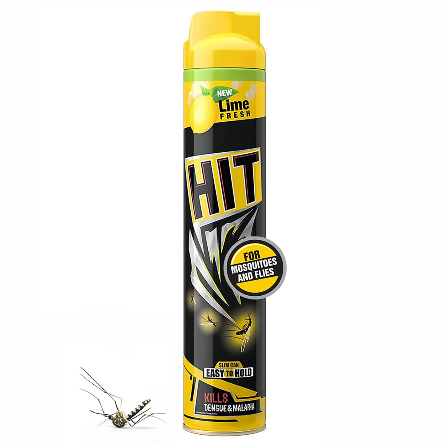 HIT Flying Insect Killer - Mosquito & Fly Killer Spray (400ml) | Lime Fragrance | Instant Kill | Protection from Dengue & Malaria | Pack of 1