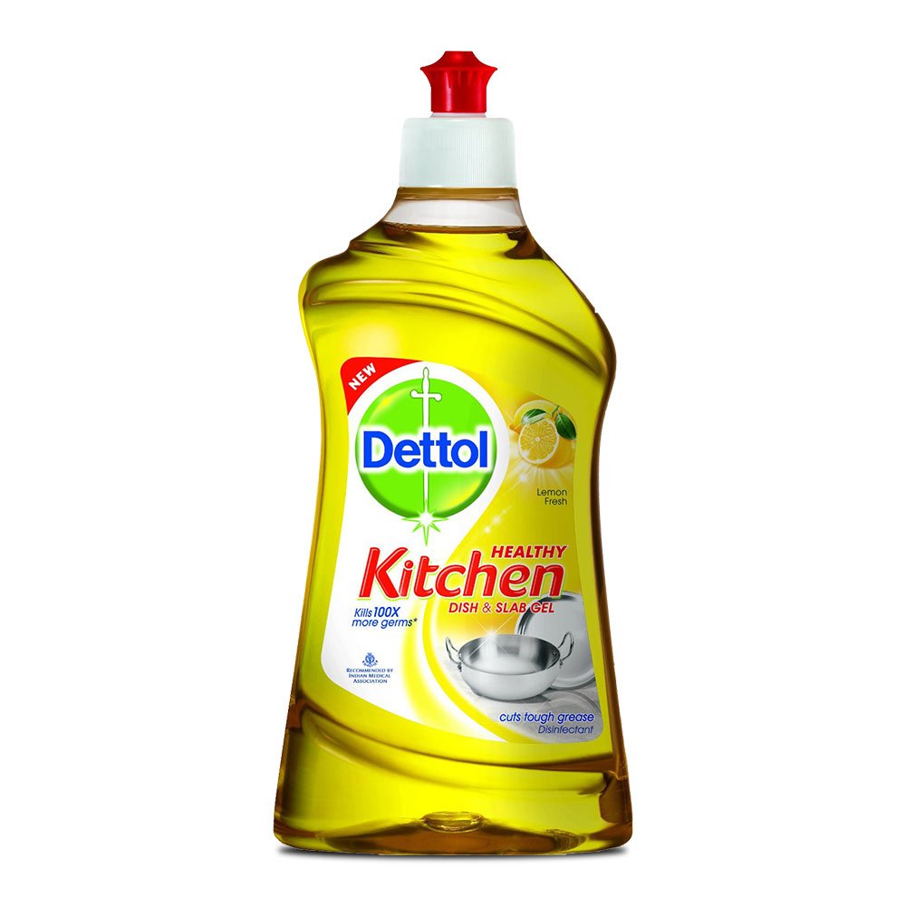 Dettol Kitchen Dish and Slab Gel - 200 ml (Lemon Fresh)