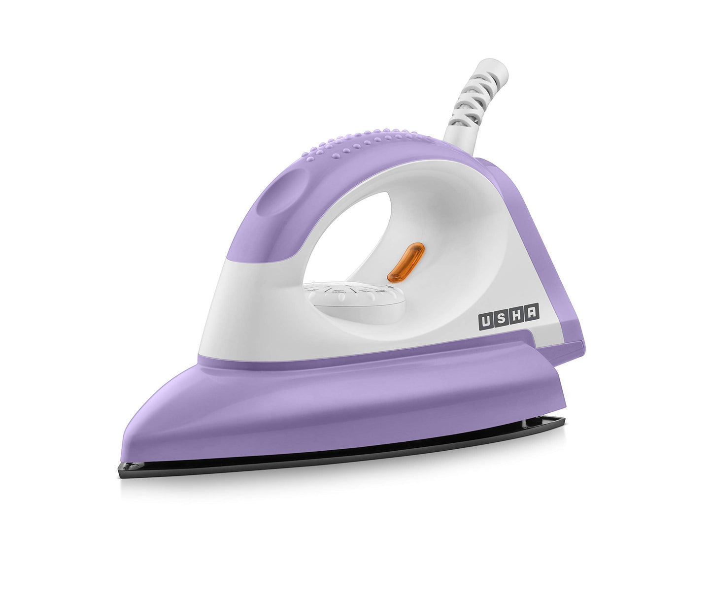USHA EI Armor 1100 Watts Dry Iron Plastic With Black Weilburger Soleplate (Purple), 1100 Watt