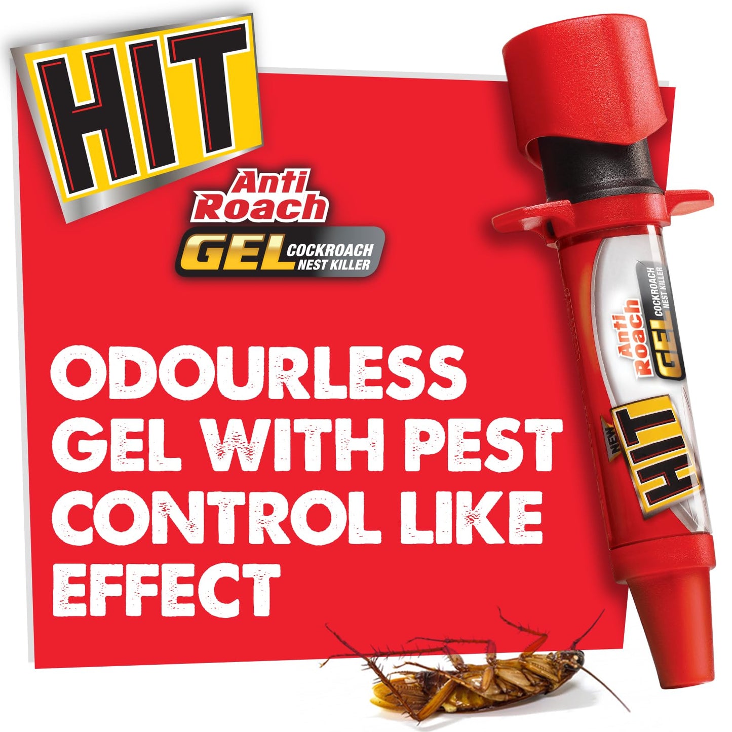 5x HIT Anti Roach Gel - Cockroach Killer (20g each) - Pack of 5