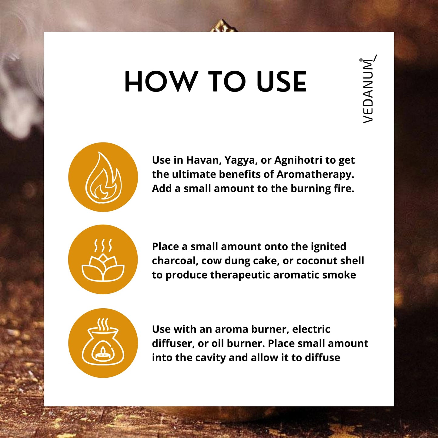 Vedanum Premium 100% Natural Turkish Loban for Air Purification, Pooja, Meditation, Negativity Removal - 80 Gm Jar