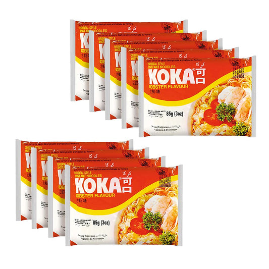 40x KOKA Oriental Instant Lobster Flavour Noodles - Pack of 40