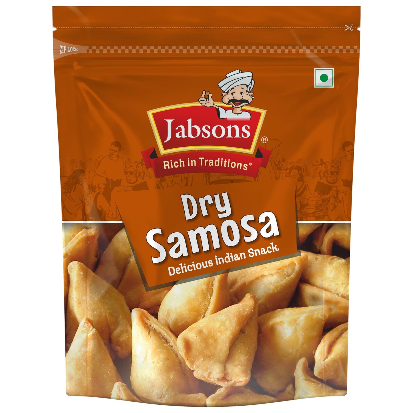 5x Jabsons Dry samosa- 160g each - Pack of 5