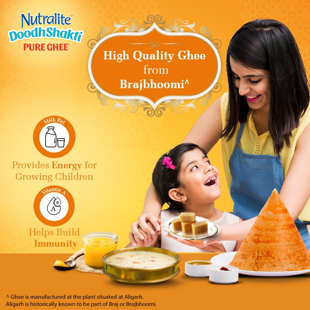 Nutralite DoodhShakti Pure Ghee | from Braj Bhoomi | 1L