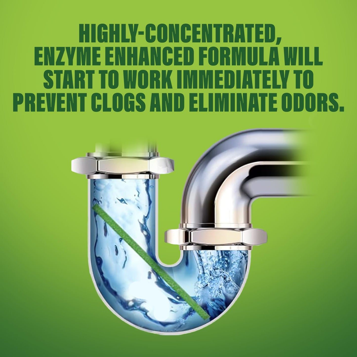 Green Gobbler BIO-Flow Drain Strips - 12 PAC (Drain Cleaner & Deodorizer)