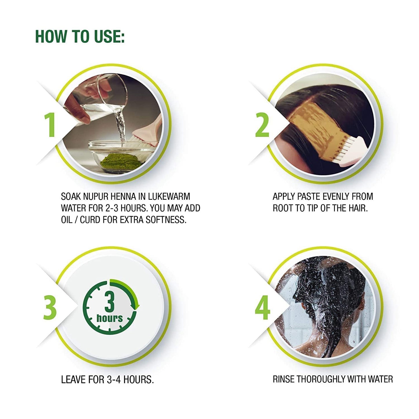 2x Godrej Locking Solutions and Systems Nupur 100% Pure Henna Powder for Hair Colour (Mehandi) | for Hair, Hands & Feet (400g each) - Pack of 2