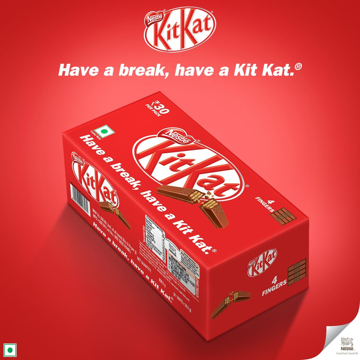21x Nestle KitKat , 36.5g each (Pack of 21)
