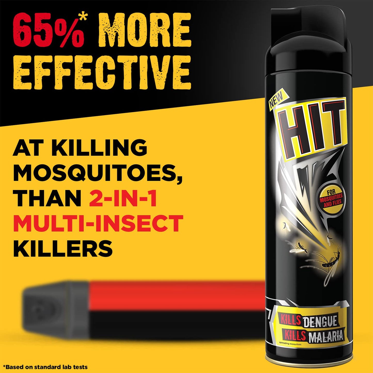 HIT Flying Insect Killer - Mosquito & Fly Killer Spray | Instant Kill | Protection from Dengue & Malaria, 320ml