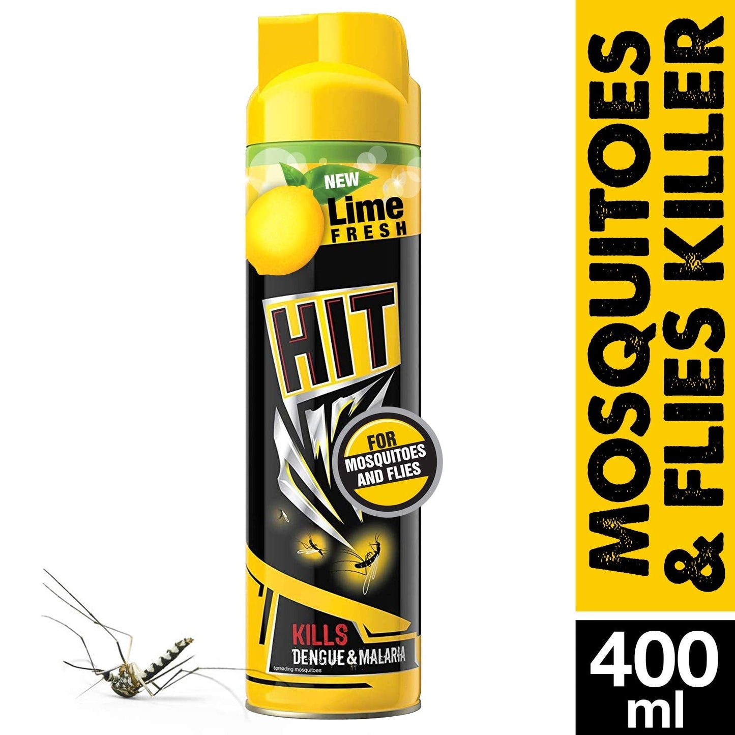 HIT Spray Crawling Insect Killer (400ml, Red) & Lime Flower Insect Spray, 400ml Combo