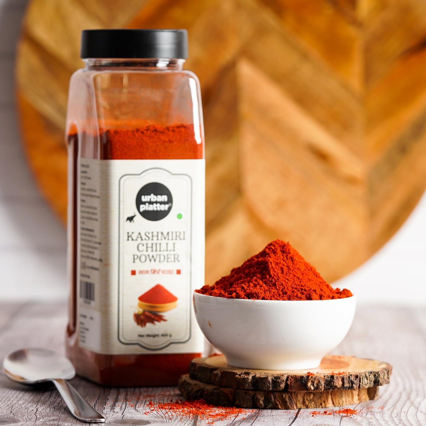 Urban Platter Kashmiri Red Chilli Powder, 400g | Medium Hot | Aromatic | Additive Free