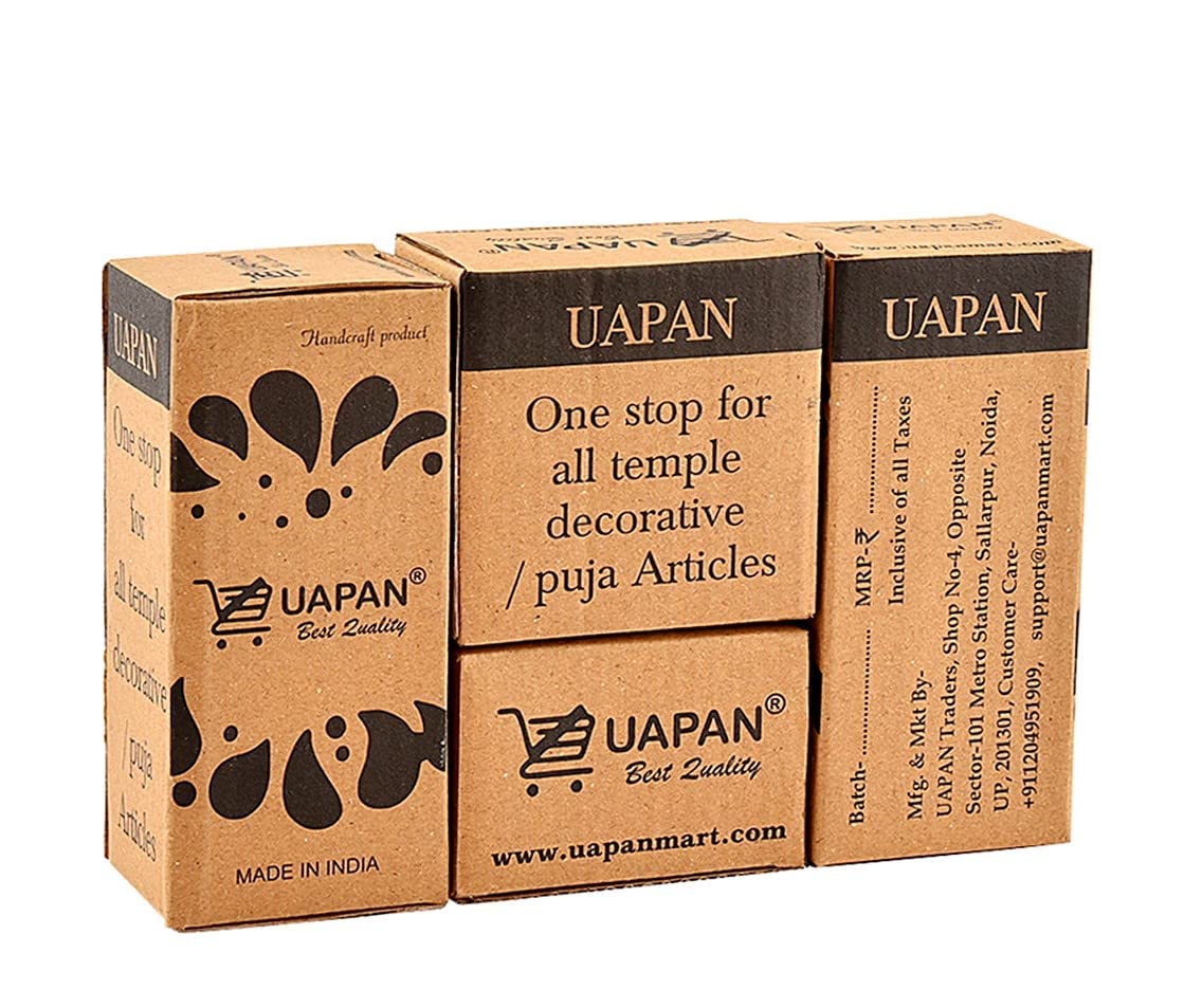 UAPAN MetalCraft Ghungroo White Cotton String (75+75(1.4 cm))