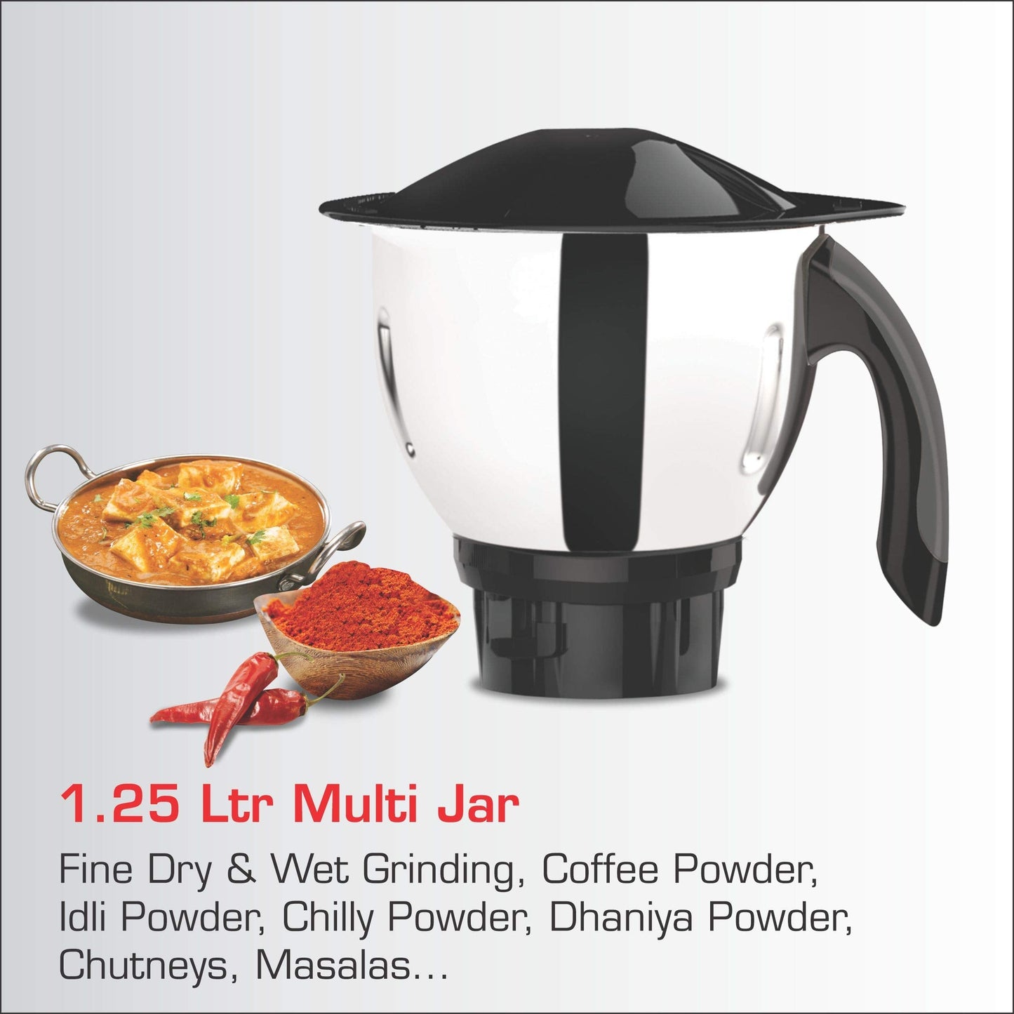Vidiem Vtron Mixer Grinder (4 Jar)