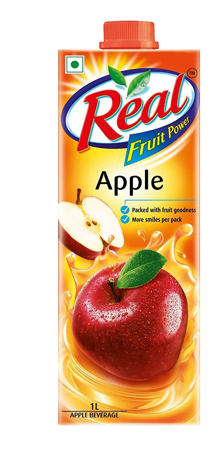 10x Real Apple Fruit Power, 1000ml each - Pack of 10