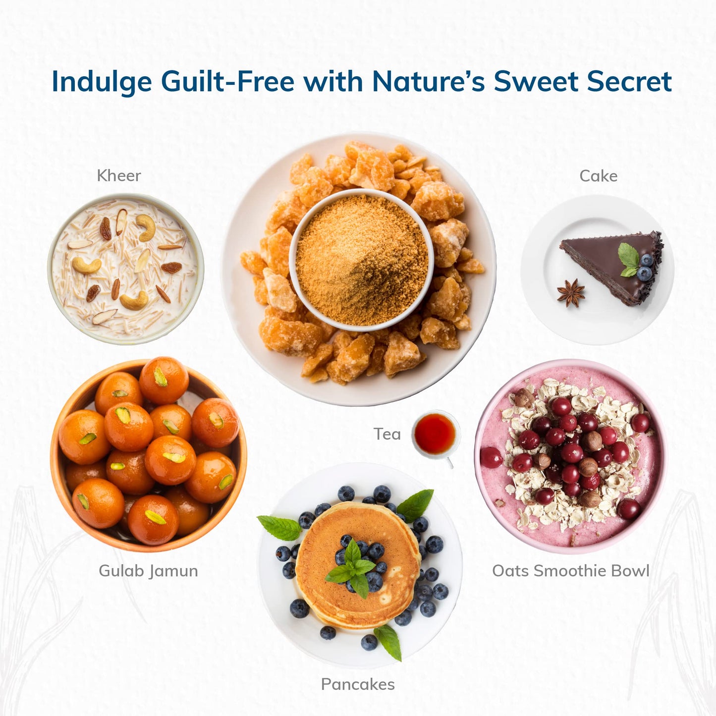 24 Mantra Organic Unbleached Jaggery Powder 500 gms, Healthy Sugar Substitute, Unrefined & Unadulterated | Certified Organic & Chemical Free