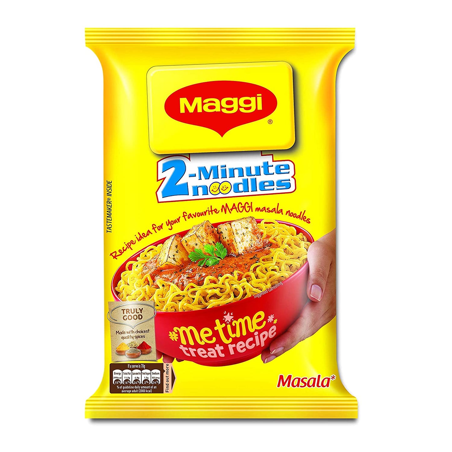 50x Maggi 2-Minute Instant Noodles - Masala, Pack of 71 (70g each)