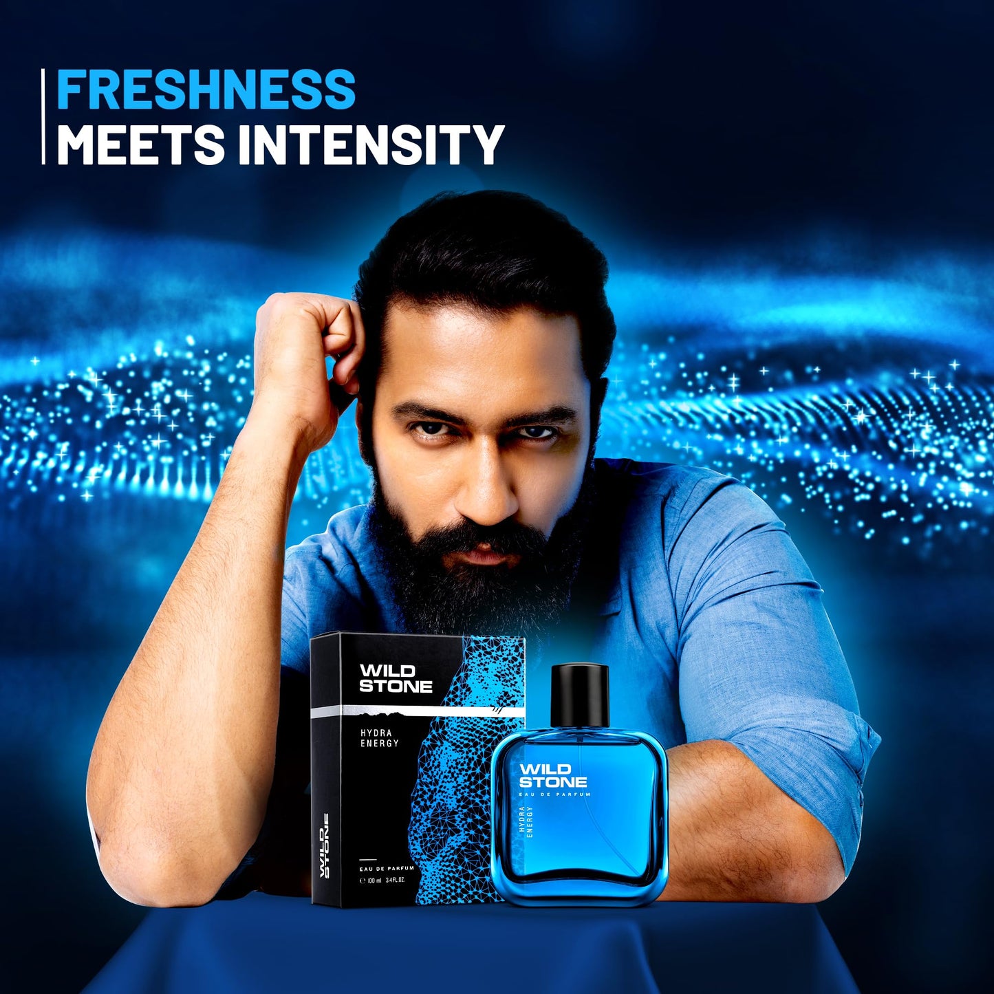 Wild Stone Hydra Energy Perfume for Men, 50ml